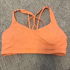 Women's Orange free to be lululemon Sports Bra